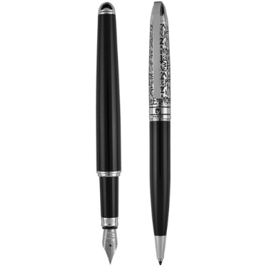 Logotrade promotional merchandise image of: Writing set ballpoint pen & fountain pen JACQUES Pierre Cardin