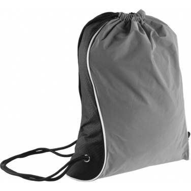 Logo trade promotional products picture of: Drawstring bag DENISON Schwarzwolf