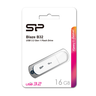 Logo trade promotional merchandise image of: PENDRIVE SILICON POWER B32 3.2