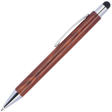 Logo trade advertising products picture of: Wooden ballpen BILZEN