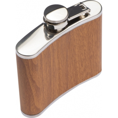 Logo trade promotional merchandise image of: Hip flask HOOGSTRATEN 170 ml