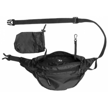 Logo trade promotional gift photo of: Waist bag MOBILA Schwarzwolf