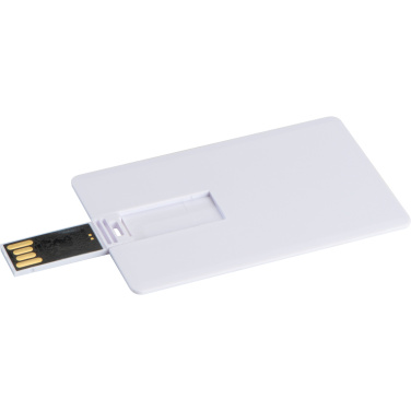 Logo trade promotional merchandise image of: USB Card SLOUGH 8 GB