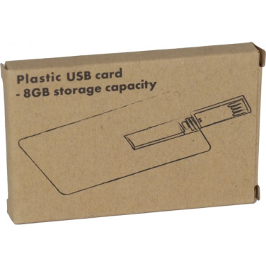 Logotrade promotional item image of: USB Card SLOUGH 8 GB