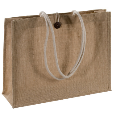 Logo trade promotional merchandise photo of: Jute bag KASTAMONU