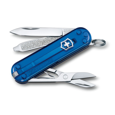 Logotrade promotional gift image of: Pocket knife Classic SD transparent Victorinox