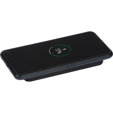 Logo trade corporate gifts image of: Wireless charger and powerbank 8000 mAh MILAN