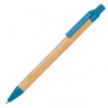 Wheatstraw and bamboo ballpen HALLE, blue