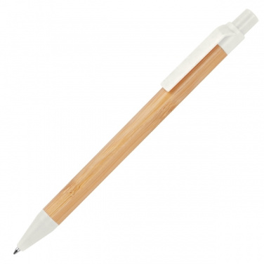 Logo trade promotional gifts image of: Wheatstraw and bamboo ballpen HALLE