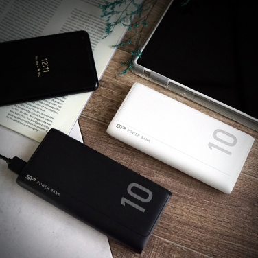 Logo trade promotional merchandise picture of: POWER BANK SILICON POWER GP15 10 000 MAH