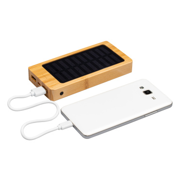 Logotrade corporate gift image of: Bamboo power bank BAKERSFIELD