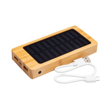 Logotrade advertising product image of: Bamboo power bank BAKERSFIELD