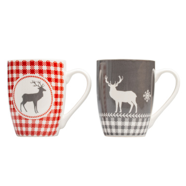 Logo trade advertising products picture of: 2 Xmas mugs ANKARA