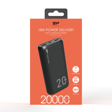 Logo trade promotional merchandise picture of: Power bank Silicon Power QS15 20000 mAh