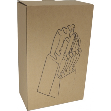 Logo trade promotional giveaways image of: Knife block BERLIN