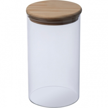 Logotrade corporate gift image of: Borosilicate container ONTARIO 1000 ml