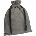 Recycled cotton bag PASADENA, dark grey