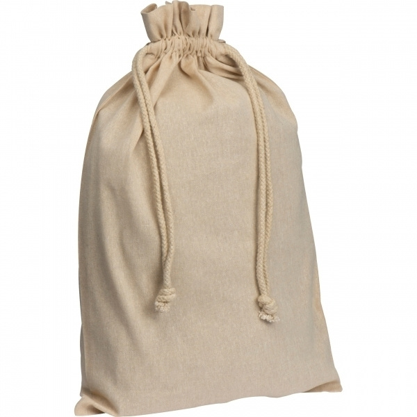 Logo trade promotional gift photo of: Recycled cotton bag PARKSVILLE