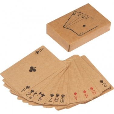 Logo trade promotional gifts image of: Playing cards NEW CASTLE