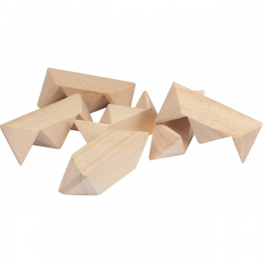 Logo trade promotional gift photo of: Wooden puzzle TOULOUSE