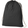 Cotton gym bag BUDAPEST, black