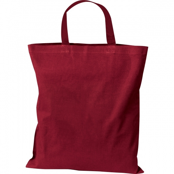 Logotrade promotional item picture of: Cotton bag with short handles BREGENZ