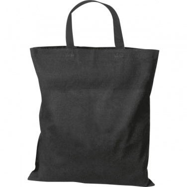 Logo trade promotional item photo of: Cotton bag with short handles BREGENZ