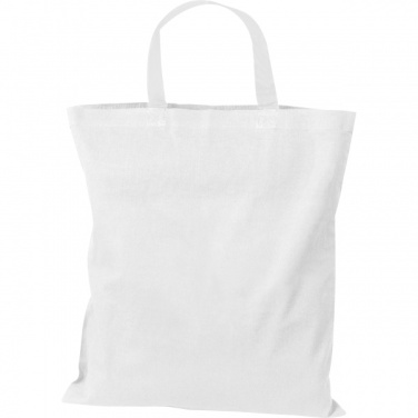 Logotrade promotional products photo of: Cotton bag with short handles BREGENZ