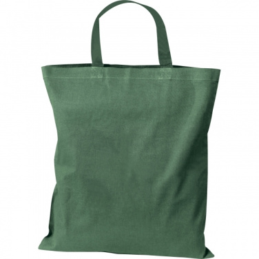 Logo trade advertising products picture of: Cotton bag with short handles BREGENZ