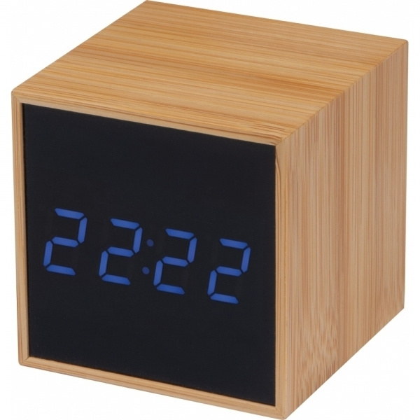 Logo trade promotional products image of: Desk clock CHARLESTON