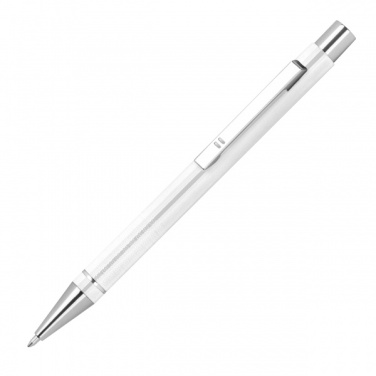 Logo trade promotional items image of: Metal semi gel ballpoint Pen ALMEIRA