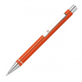 Metal semi gel ballpoint Pen ALMEIRA, orange