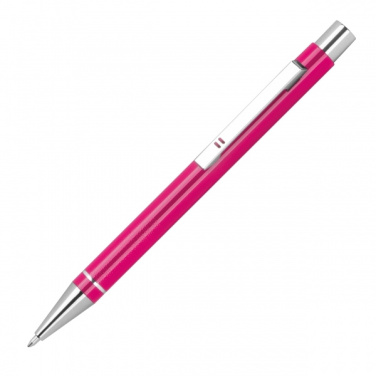 Logotrade promotional item image of: Metal semi gel ballpoint Pen ALMEIRA