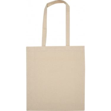 Logo trade corporate gift photo of: Organic cotton bag with bottom fold INNSBRUCK