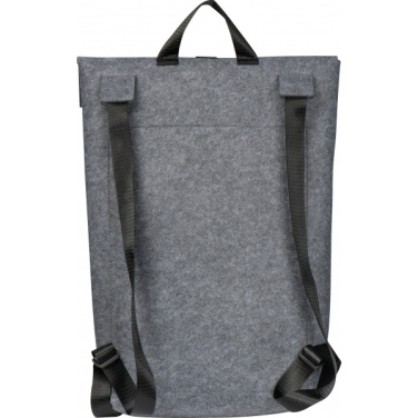 Logotrade promotional giveaway image of: RPET Felt Backpack BIRMINGHAM