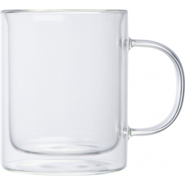 Logo trade advertising products image of: Double-walled cup CARACAS 350 ml