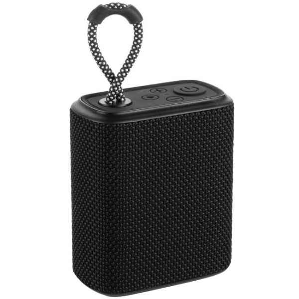 Logotrade promotional product picture of: Waterproof bluetooth speaker HARDEOL Schwarzwolf