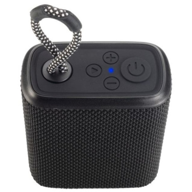 Logo trade promotional products image of: Waterproof bluetooth speaker HARDEOL Schwarzwolf