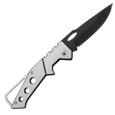 Logo trade promotional merchandise image of: Folding knife GEDIZ Schwarzwolf