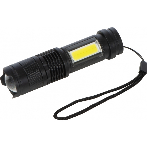 Logo trade promotional items picture of: Rechargeable flashlight AARHUS