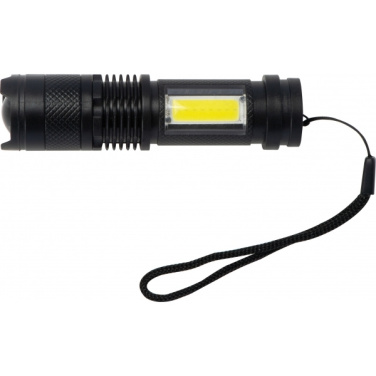 Logotrade business gift image of: Rechargeable flashlight AARHUS