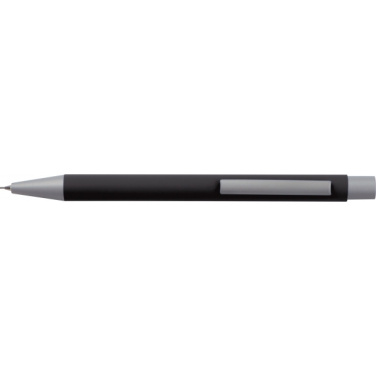 Logo trade promotional giveaways picture of: Mechanical pencil soft touch ANCONA