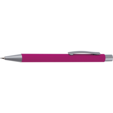 Logotrade advertising products photo of: Mechanical pencil soft touch ANCONA