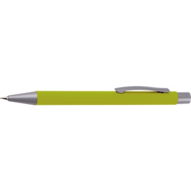 Logo trade business gifts image of: Mechanical pencil soft touch ANCONA