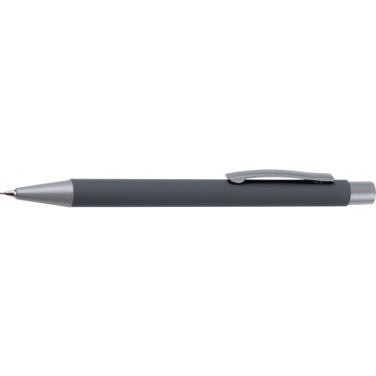 Logo trade promotional gifts image of: Mechanical pencil soft touch ANCONA