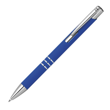 Logotrade advertising product image of: Semi gel pen soft touch DUNMORE