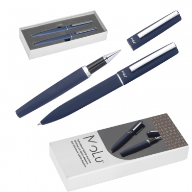 Logotrade promotional merchandise image of: Writing set soft touch SAINTE MAXIME MoLu