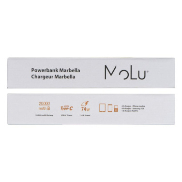 Logotrade promotional giveaways photo of: Power bank 20 000 mAh MARABELLA MoLu