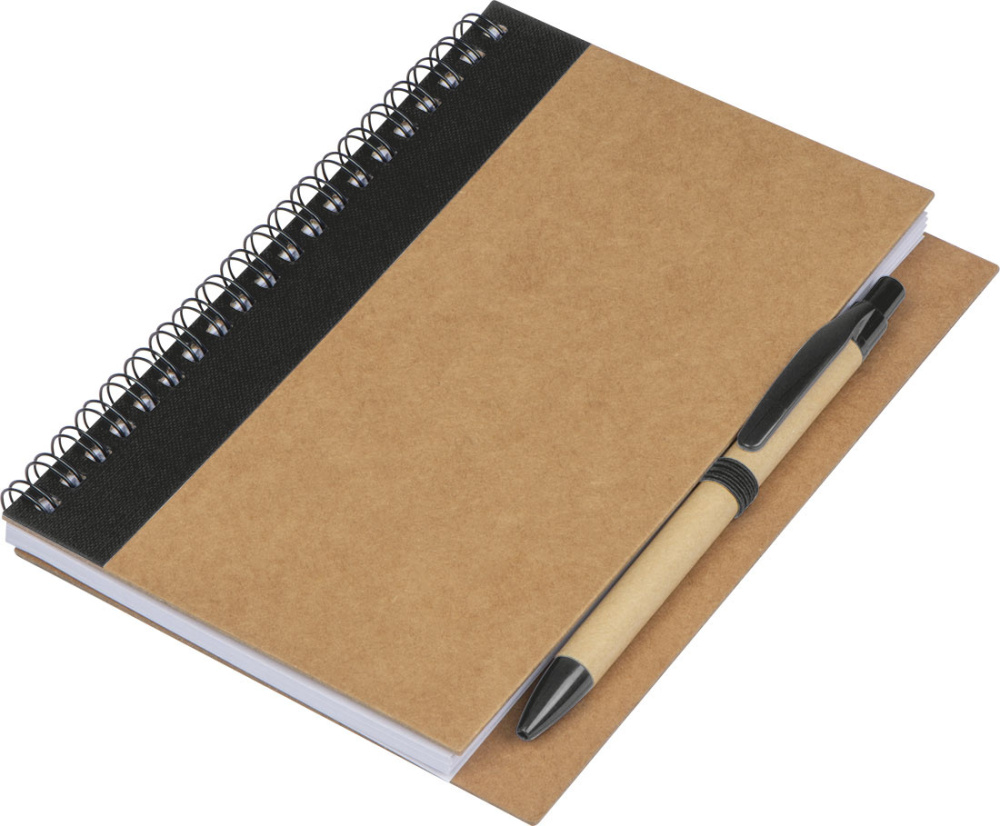 Logo trade advertising products image of: Spiral notebook Ravenna