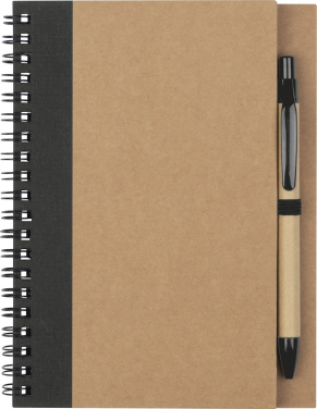 Logo trade promotional item photo of: Spiral notebook Ravenna